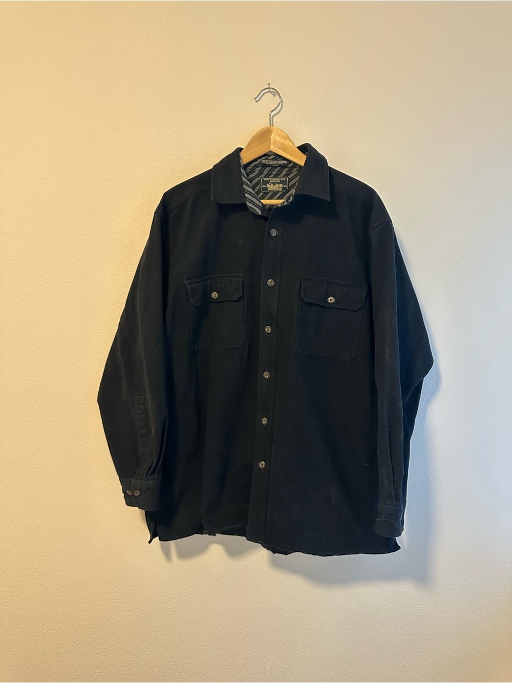 Levi’s Black Button-Up Overshirt Jacket